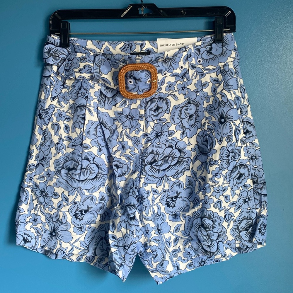 Ann Taylor Factory Belted Shorts High Rise